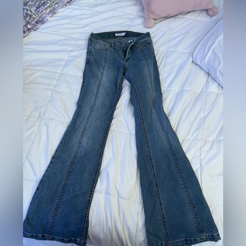 Garage flare blue jeans